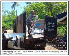 Distribusi Logistik Pemilu 2024 di Kalurahan Giripanggung oleh PPS Giripanggung